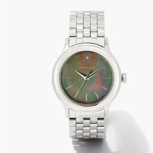 Brand New Alex Silver Stainless Steel 35mm Watch in Black NEW